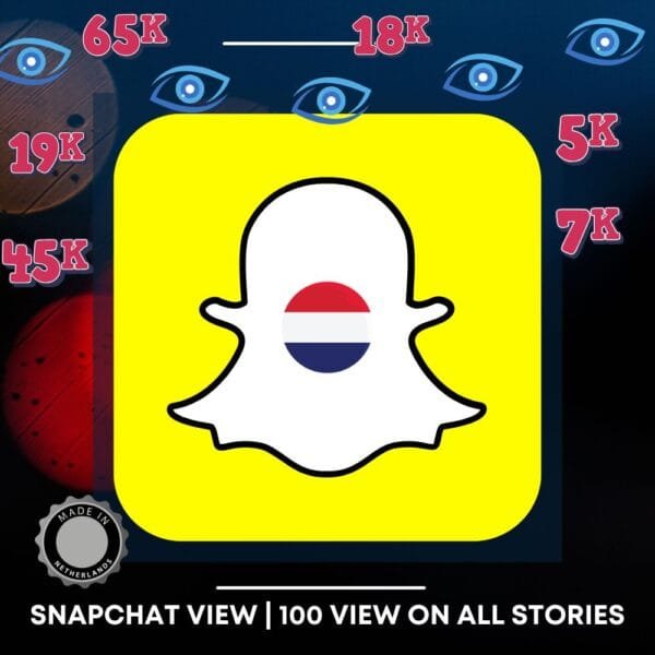 Netherlands Snapchat Followers– 100% Real & Instant Snapchat Growth 50-1,000 🇳🇱